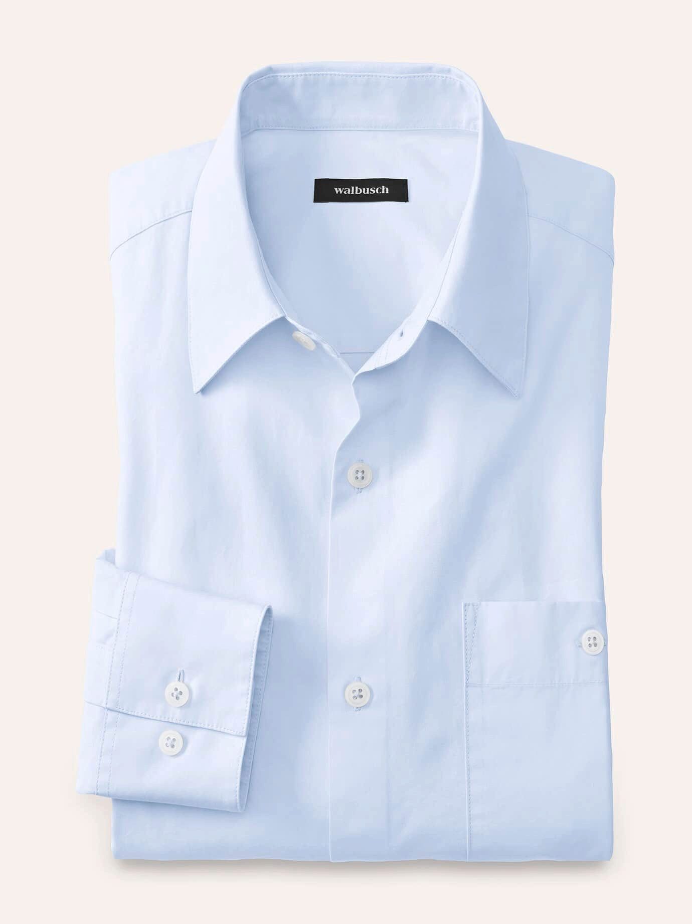 Langarmhemd Herren Oversize-Hemd Langarmhemd Baumwolle pflegeleicht