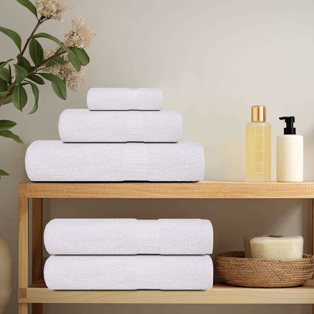 vidaXL Handtuch Seiftücher 50 Stk. Weiß günstig online kaufen