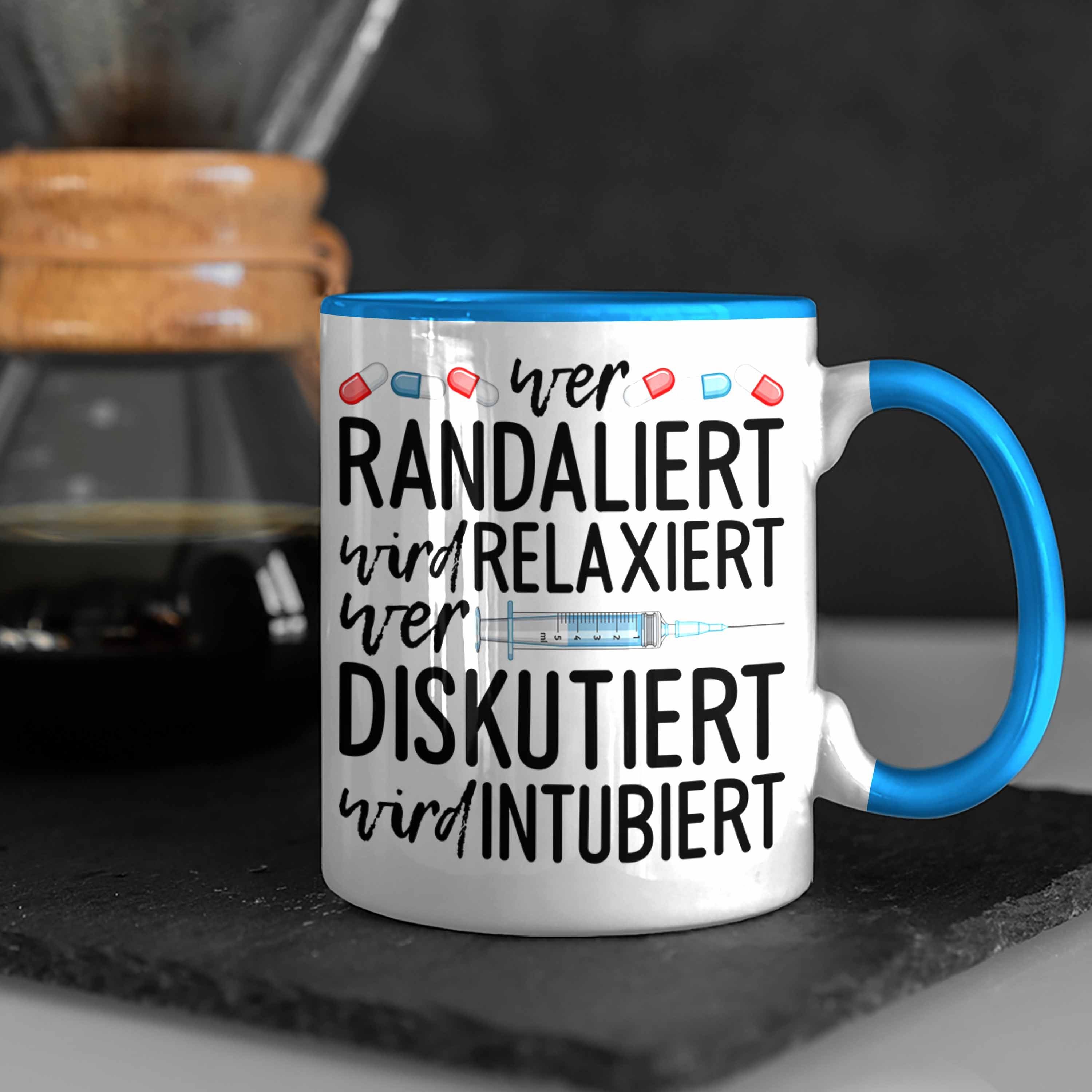 Arzthelferin Kaffeetasse - Geschenk Spritze Tasse Propofol Geschenk Tasse Arzt Blau Krankenschwestern Trendation Ärtzin Trendation Krankenschwester