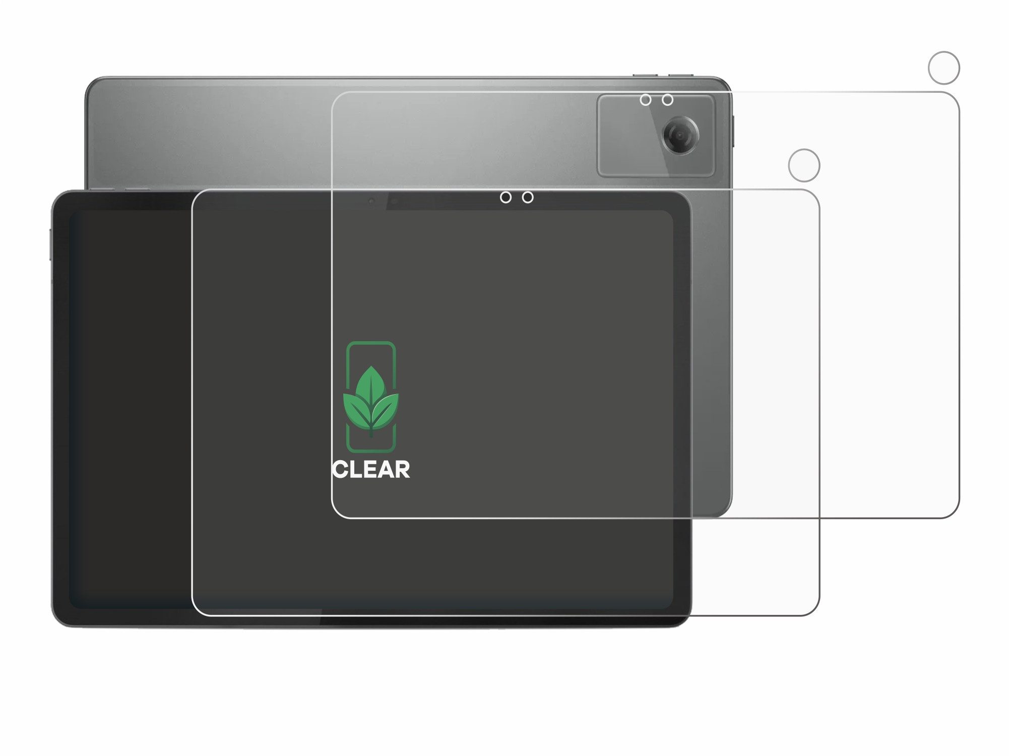 ScreenLeaf Displayschutzfolie Schutzfolie für Lenovo Idea Tab 11" 2025 TB336FU (Display+Kamera), 2 Stück, Displayschutz Schutz Folie Klar Transparent