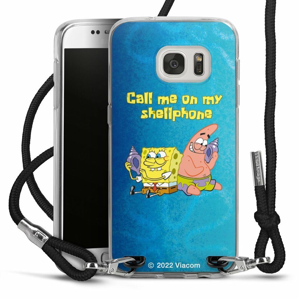 DeinDesign Handyhülle Patrick Star Spongebob Schwammkopf Serienmotiv, Samsung Galaxy S7 Handykette Hülle mit Band Case zum Umhängen