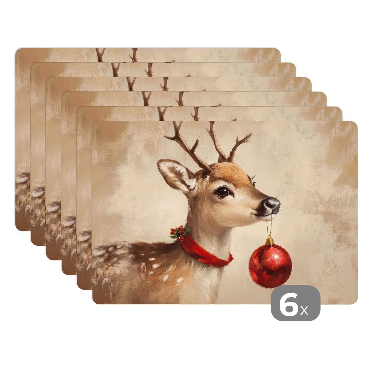 MuchoWow Platzset Weihnachten - Hirsch - günstig online kaufen
