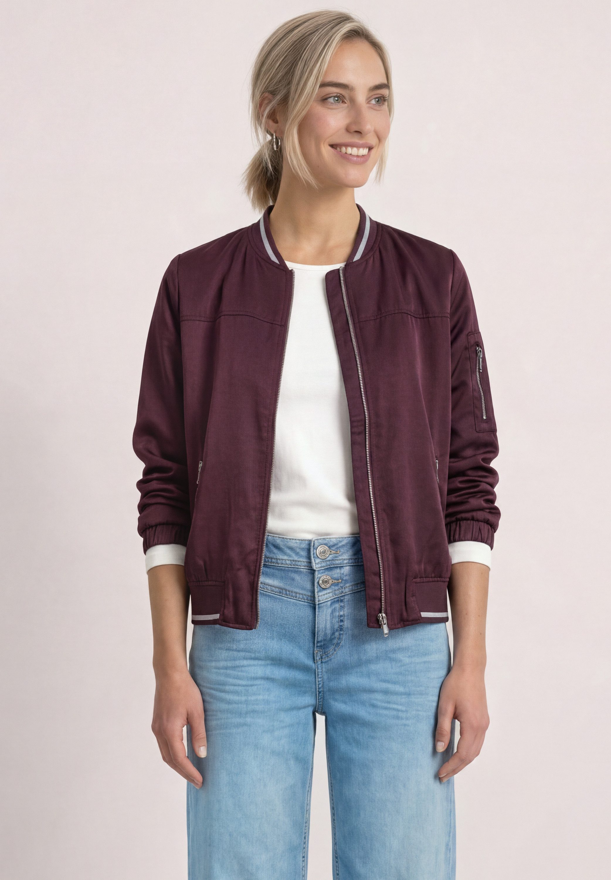 STREET ONE Blouson mit Elastiksaum