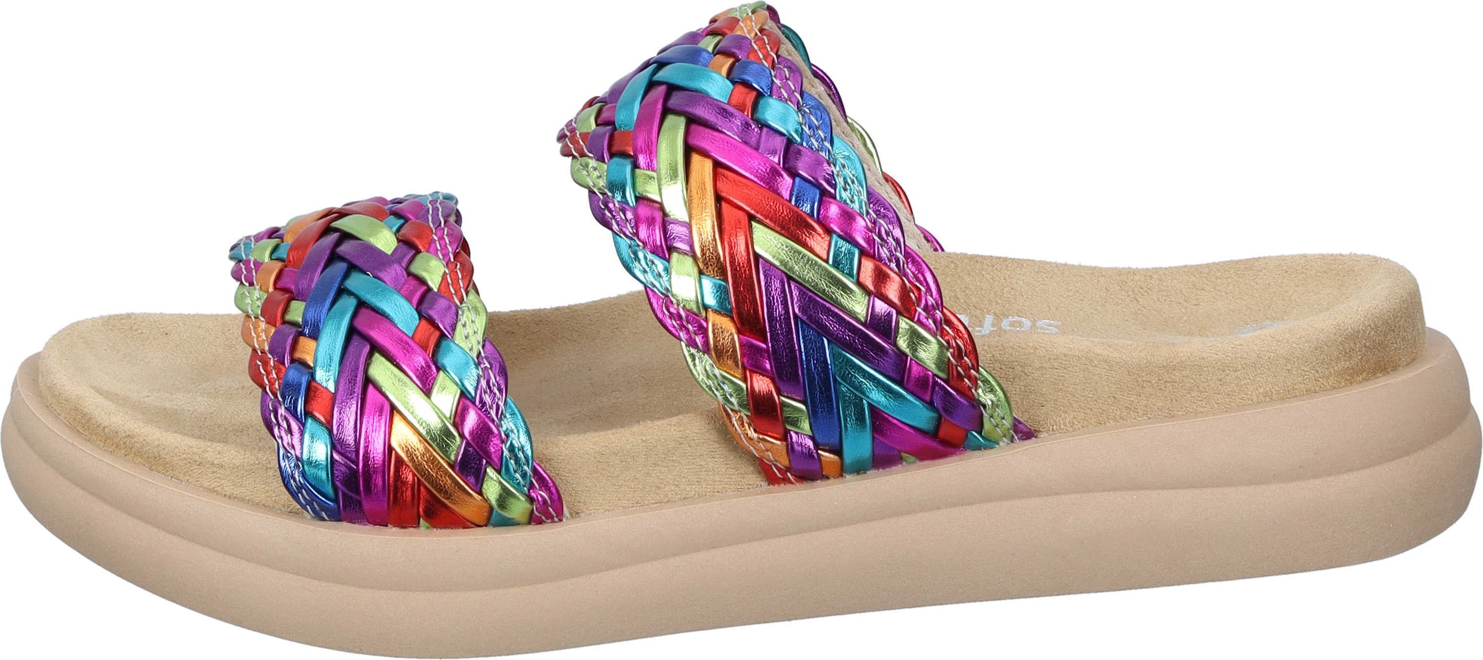 Remonte Pantoletten Pantolette aus strapazierfähigem Synthetik günstig online kaufen