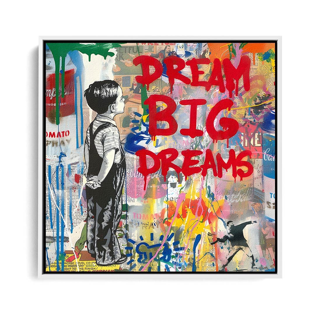 Wandbild Dream Big Dreams