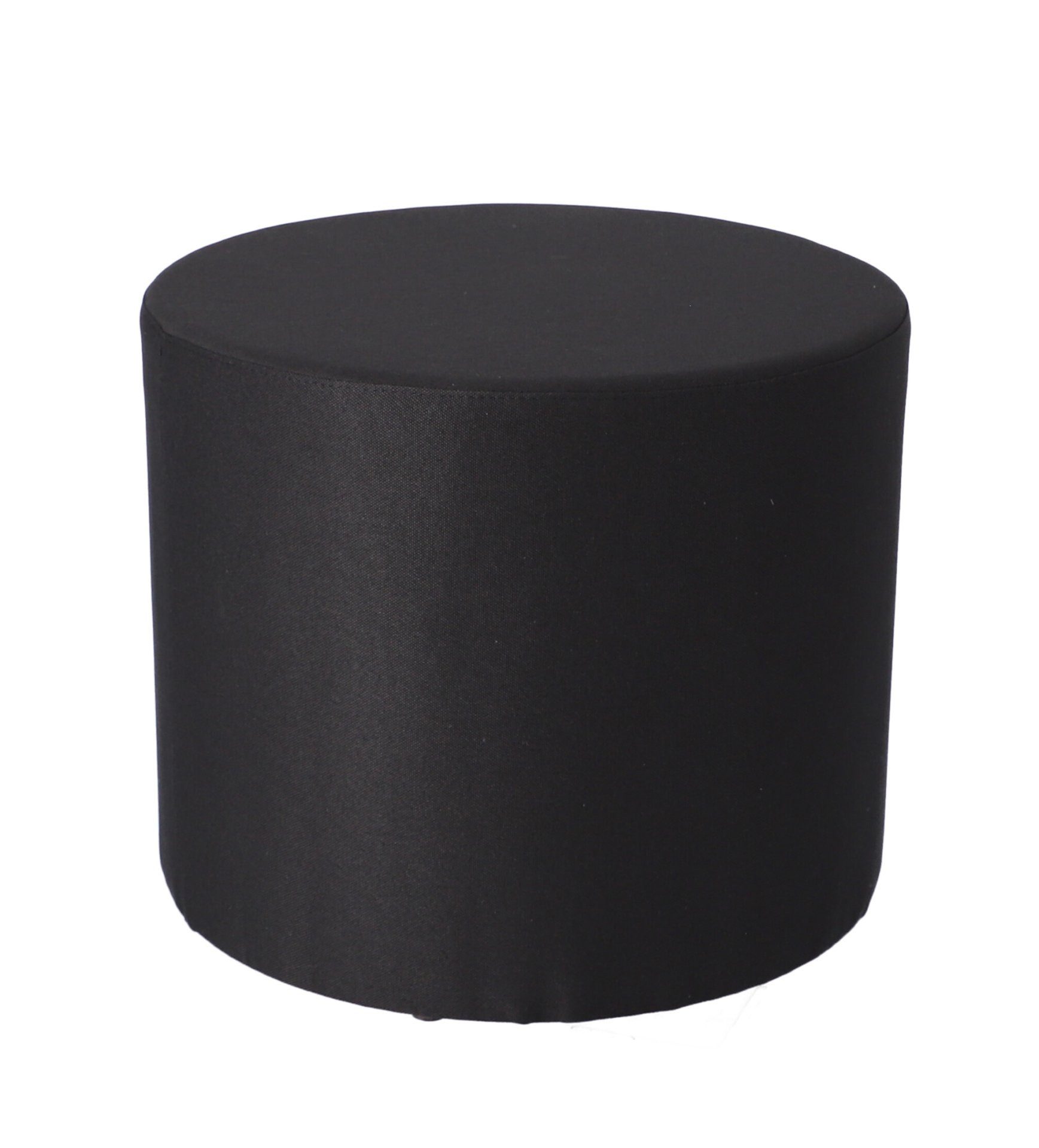 jankurtz Pouf Rondo Ø 50 cm, Schwarz