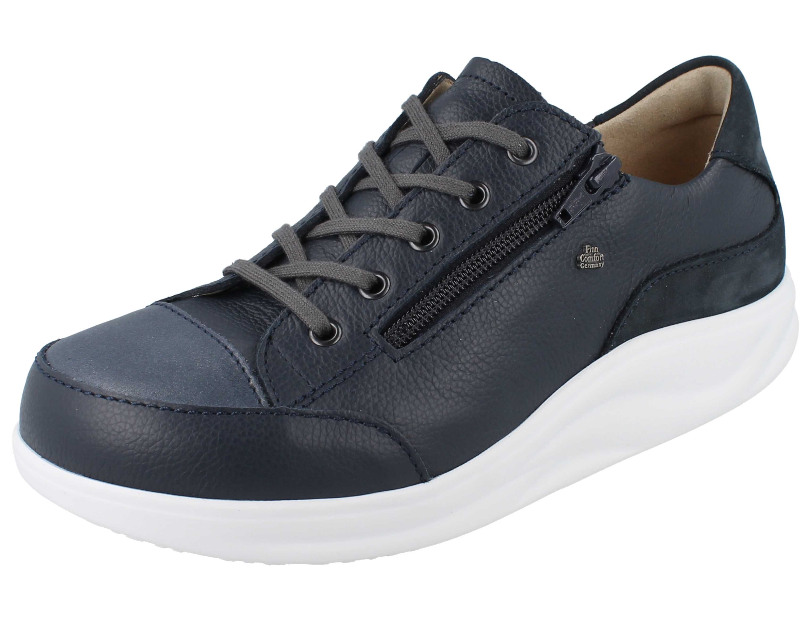 Finn Comfort FINN COMFORT FINNAMIC Hachiouji Damen Schnürschuhe ocean blau Schnürschuh Wechselfußbett