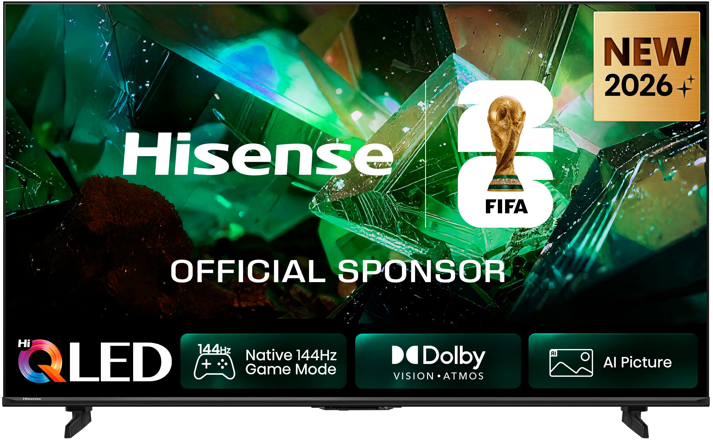 Hisense 65E7S PRO QLED-Fernseher (164 cm/65 Zoll, 4K Ultra HD, Smart-TV)