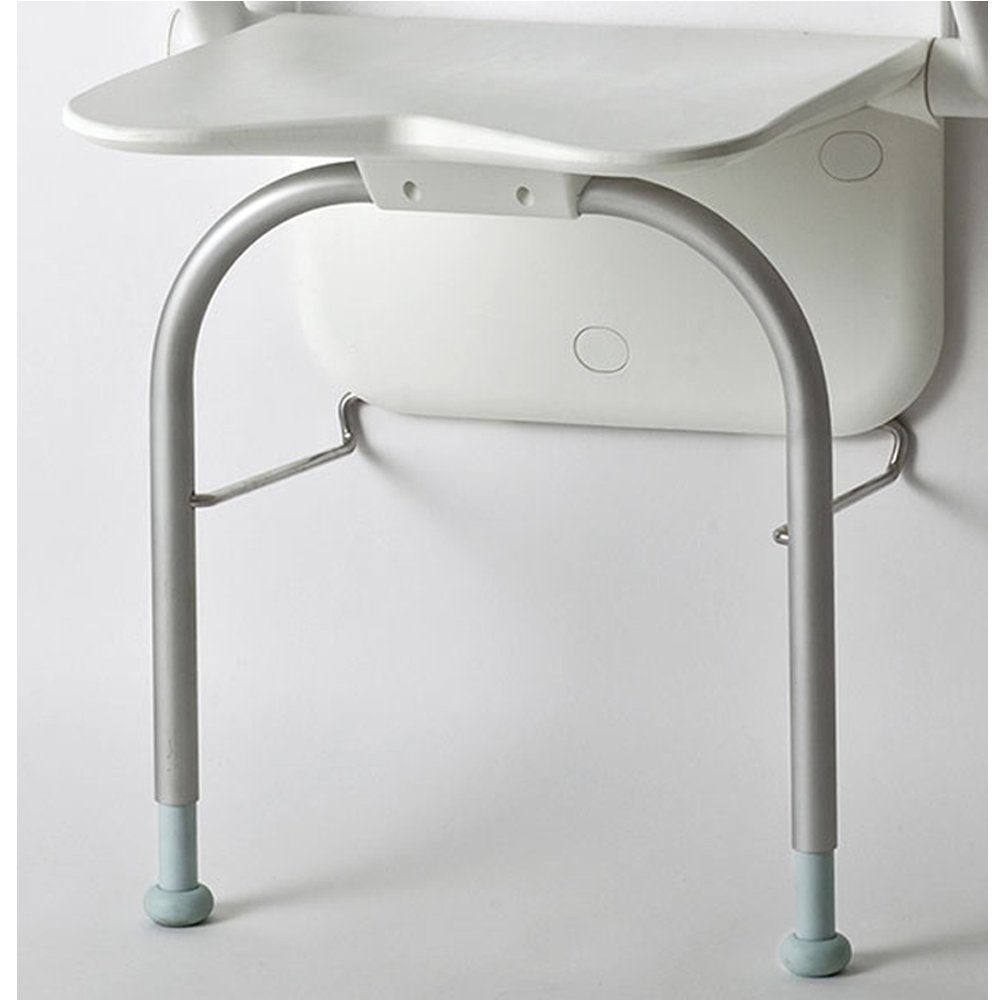 ETAC Dusch-Toilettenrollstuhl Etac Relax Duschklappsitz mit Stützbeinen