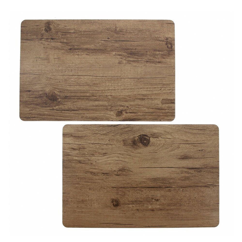 Platzset Platzmatte Platzset Holzoptik Tischset Platzdeckchen Tischdeko