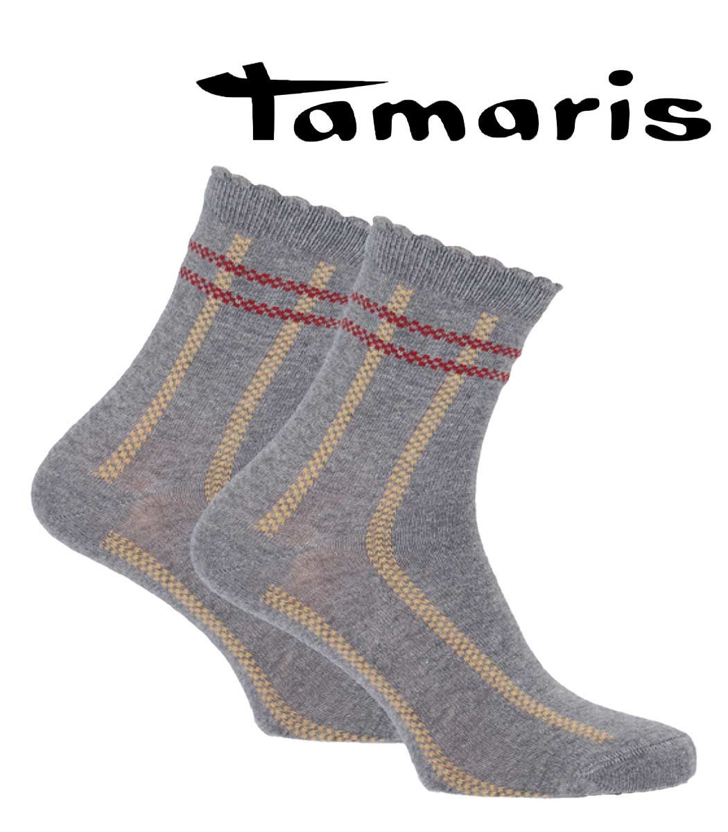 Basicsocken mit farblich abgesetzten Streifen