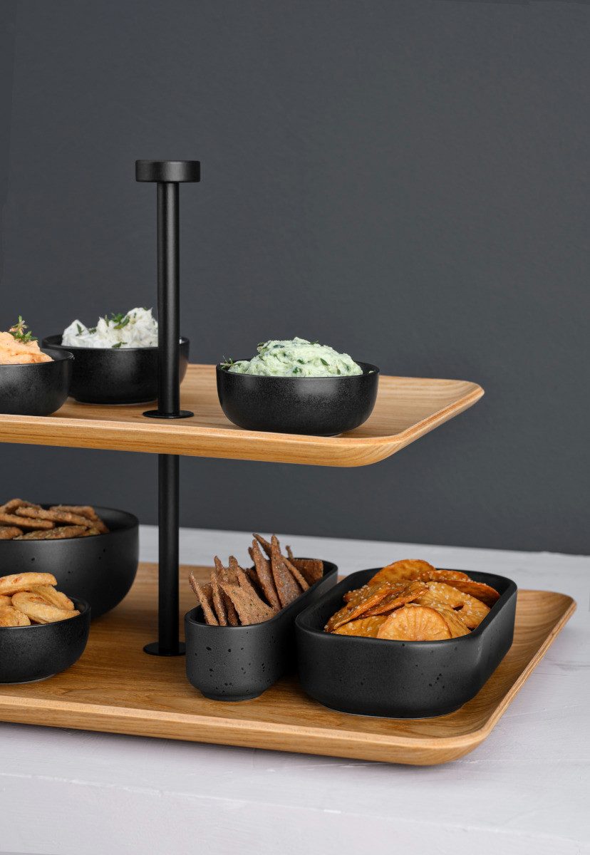 ASA SELECTION Etagere wood Etagere 2-stufig oval, Weidenholz, (Etageren)