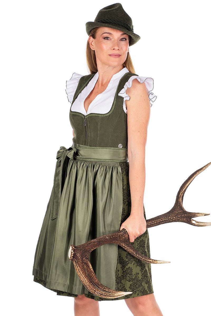 MarJo Dirndl Cord Dirndl 2tlg. - ALESHEIM - schilf günstig online kaufen