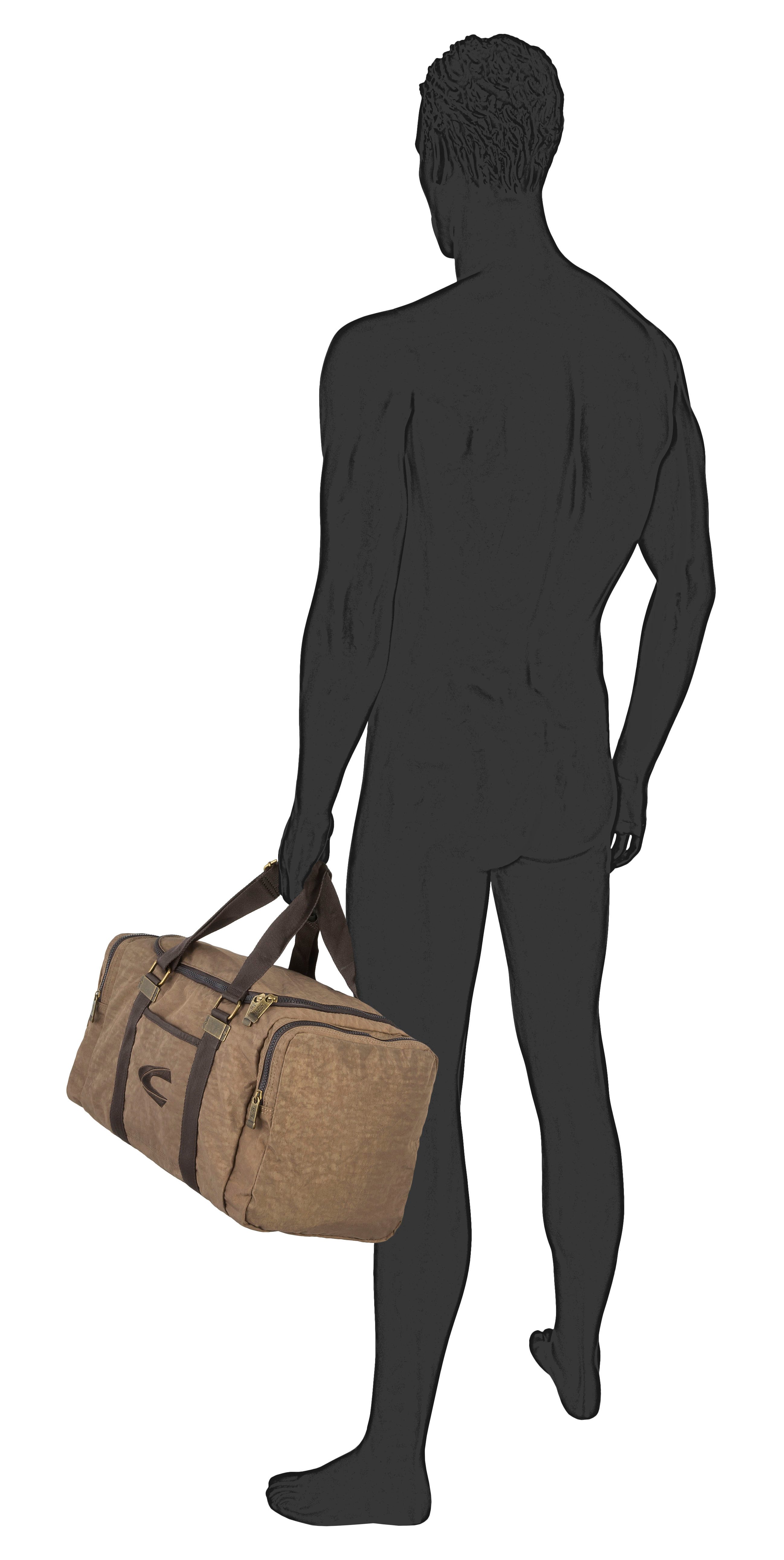 camel active Weekender Journey, Unisex Reisetasche mit vielen Funktionen und Logostickerei