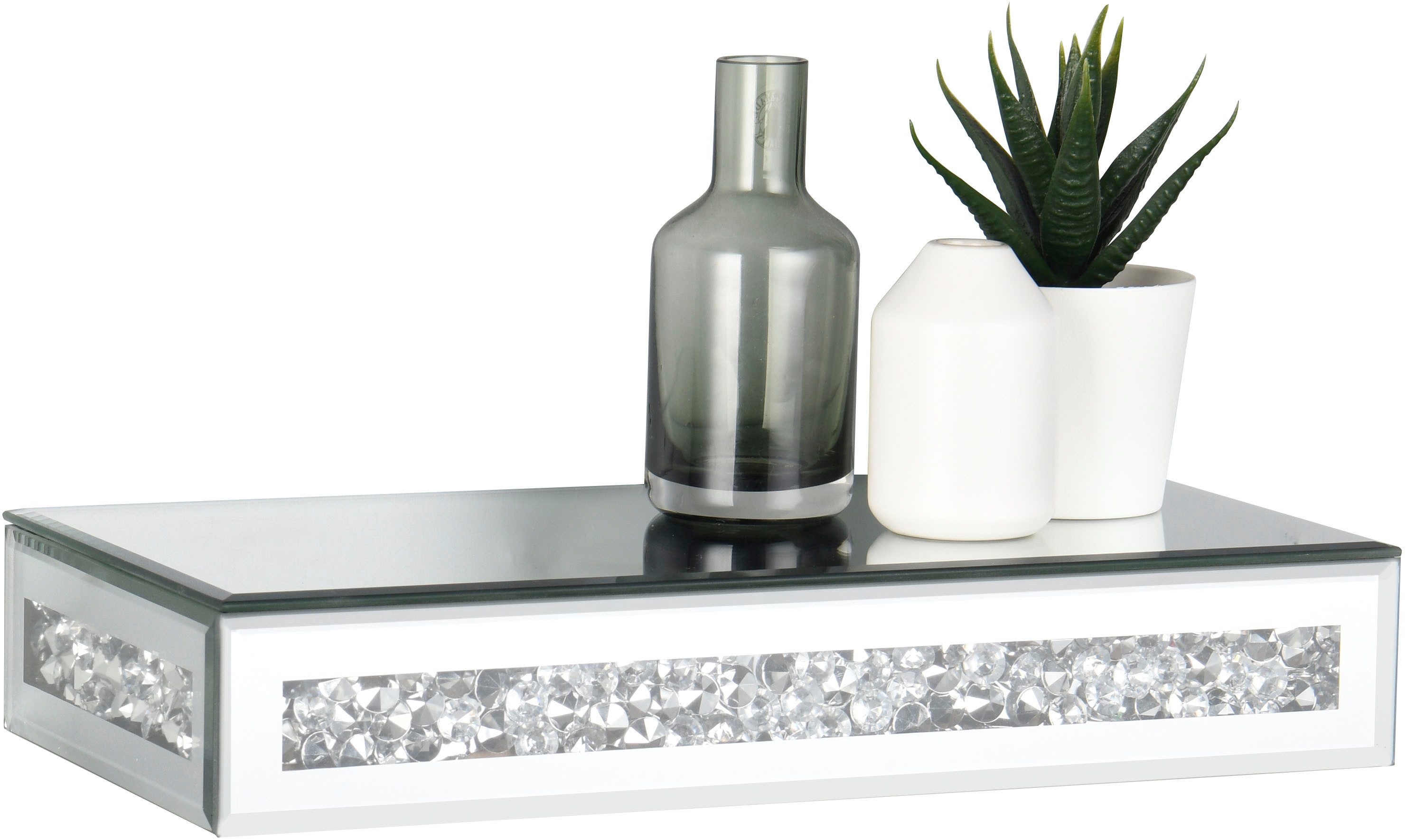 MIRRORS AND MORE Wandregal Glitty, 1-tlg., Dekoratives Regal