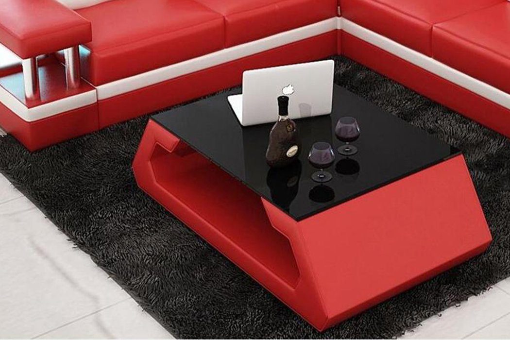 JVmoebel Couchtisch Couch Tisch Sofa Wohnzimmer Tische Möbel Beistell Designer Couchtisch, Couch Tisch Sofa Wohnzimmer Tische Möbel Beistell Designer Couchtisch Rot