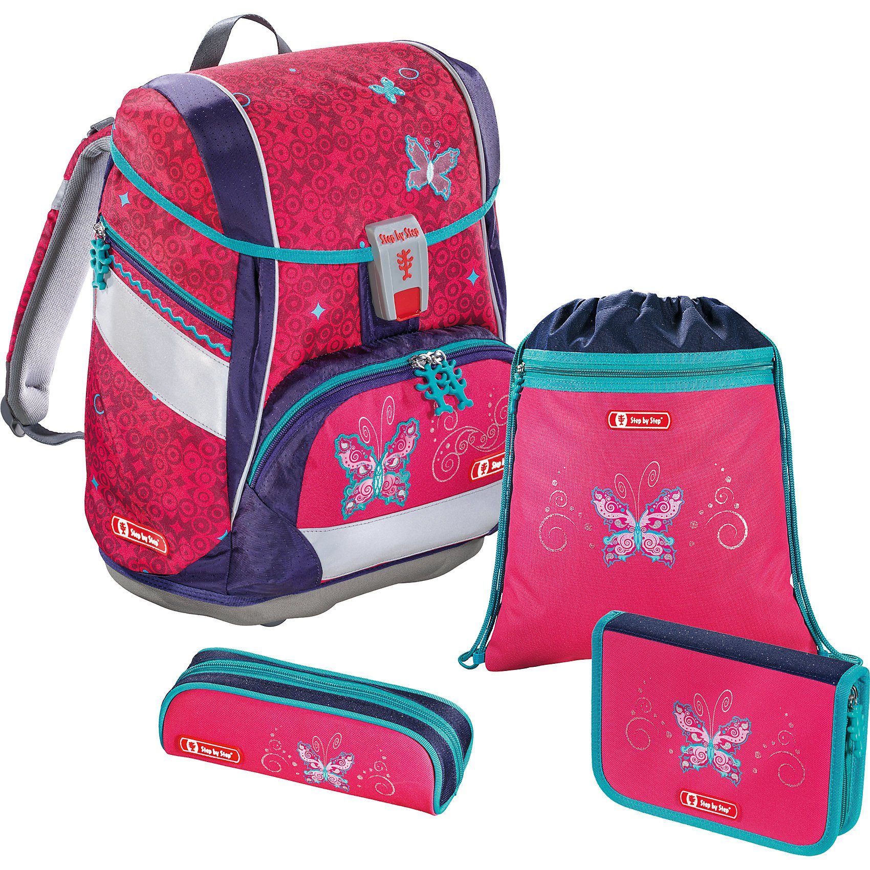 Step by Step Schulranzenset 2IN1 Butterfly Dancer, 4-tlg. (Kollektion 201 online kaufen | OTTO