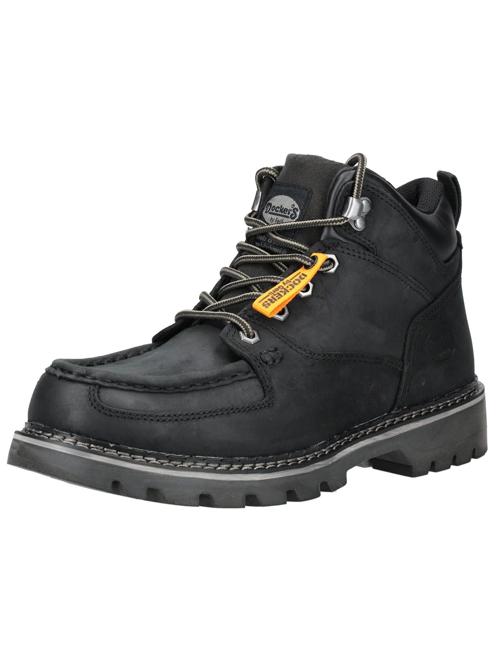 Stiefelette Leder Schnürstiefelette
