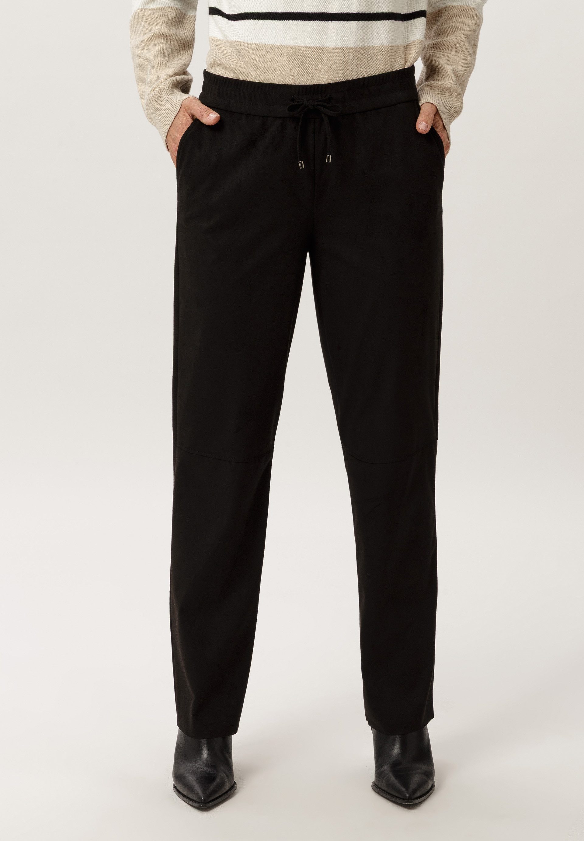 FRANK WALDER Schlupfhose in Veloursleder-Optik günstig online kaufen