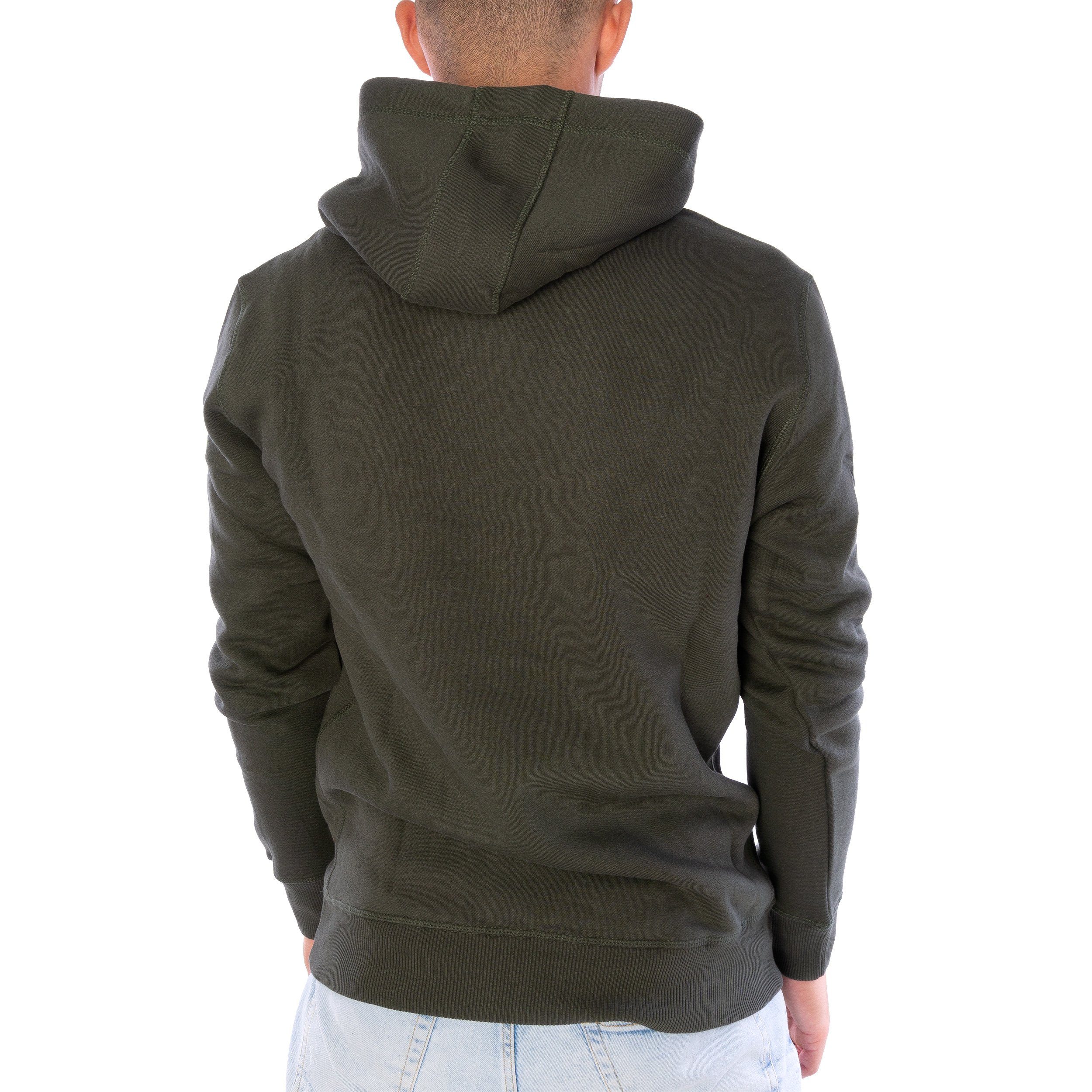 (1-tlg) 5054ol/blk Lonsdale Thurning Hoodie Hoodie Lonsdale