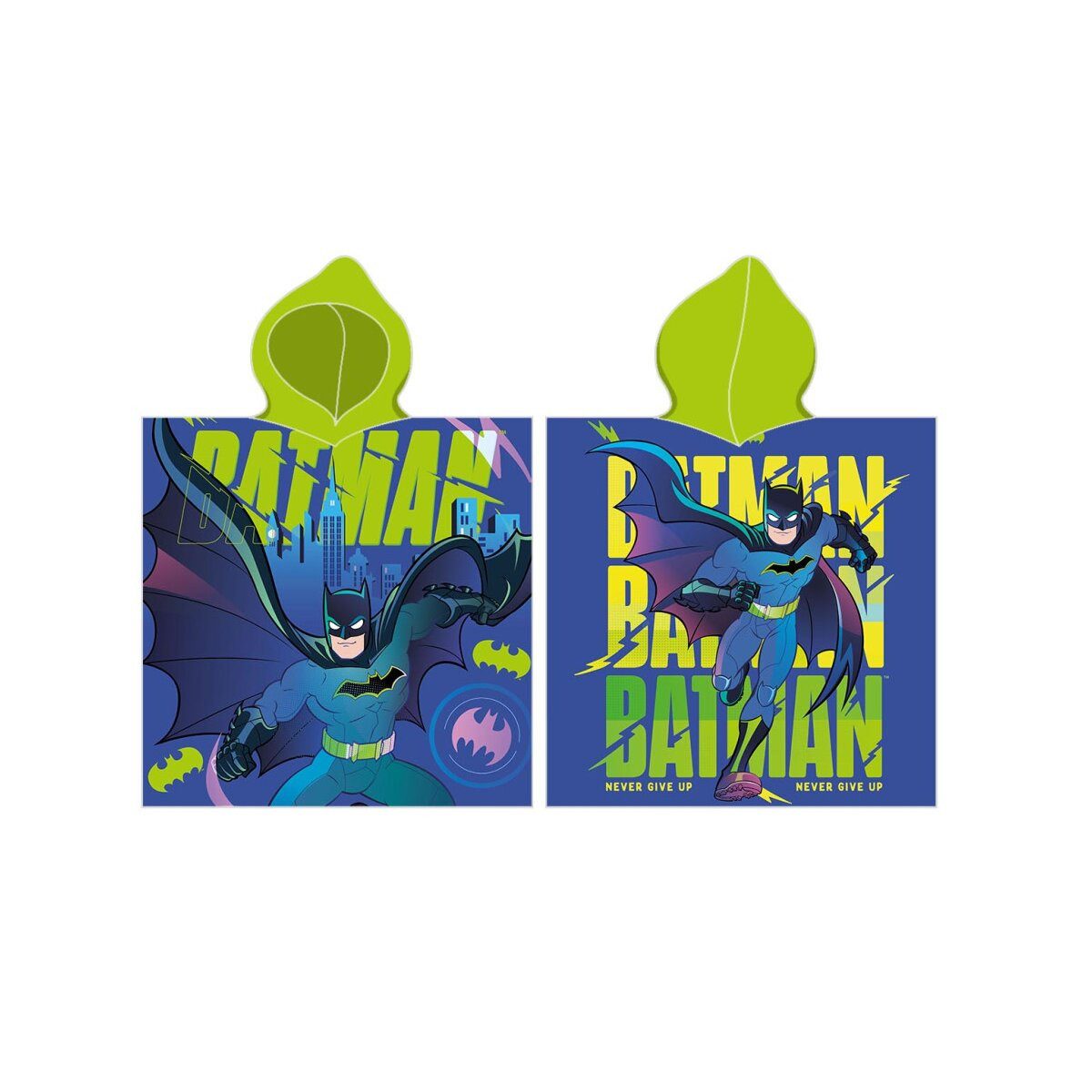 Batman Poncho Batman Poncho 55x110cm – Strandtuch Never Give Up Design