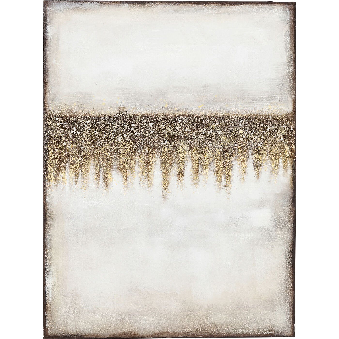 Kare Design Leinwandbild Abstract Fields, Handgemalt günstig online kaufen