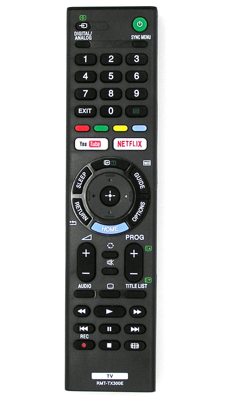 Alltro Ersatz Fernbedienung für Sony RMT-TX300E / RMTTX300E TV Fernbedienung