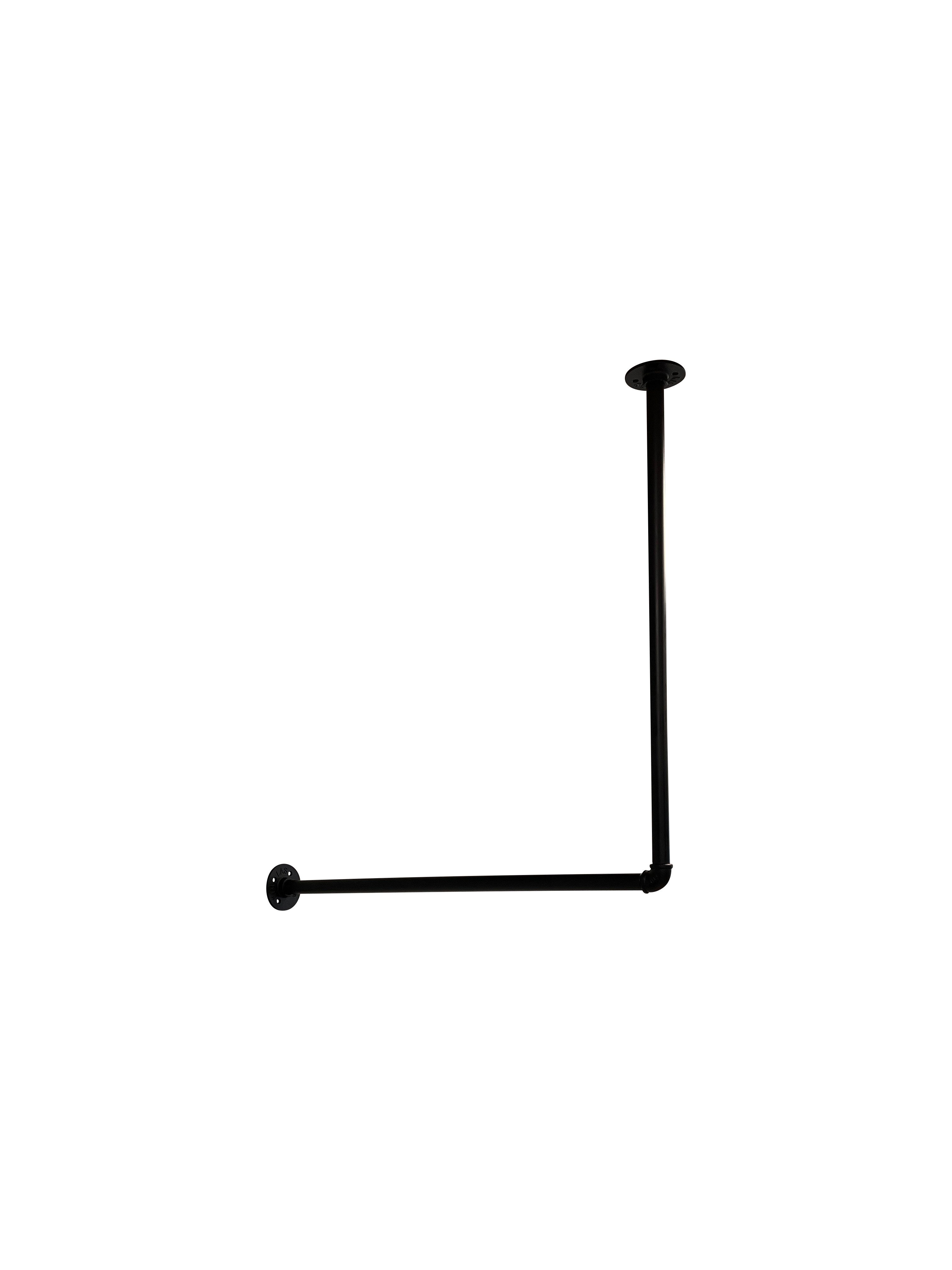 RSR Hangers Kleiderstange Kleiderstange Garderobe Industrie Design für Ecke Wand Decke L-Form