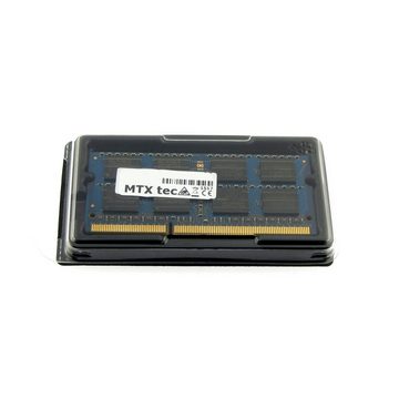 MTXtec 2GB SODIMM DDR3 PC3-8500, 1066MHz, 204 Pin RAM Laptop-Arbeitsspeicher