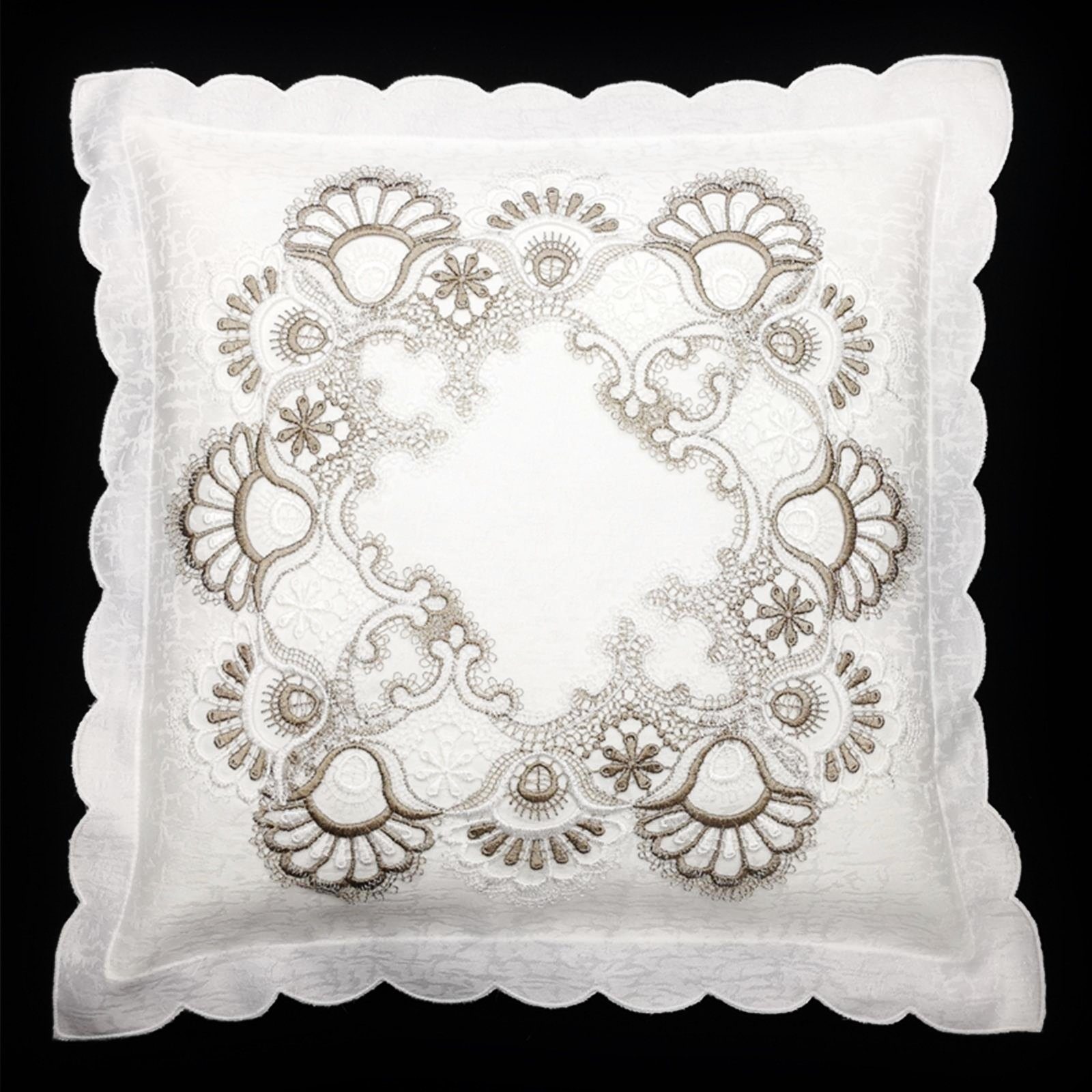 Brilliant Tischdecke Spitze "8139" Braun, Jacquardgewebe günstig online kaufen