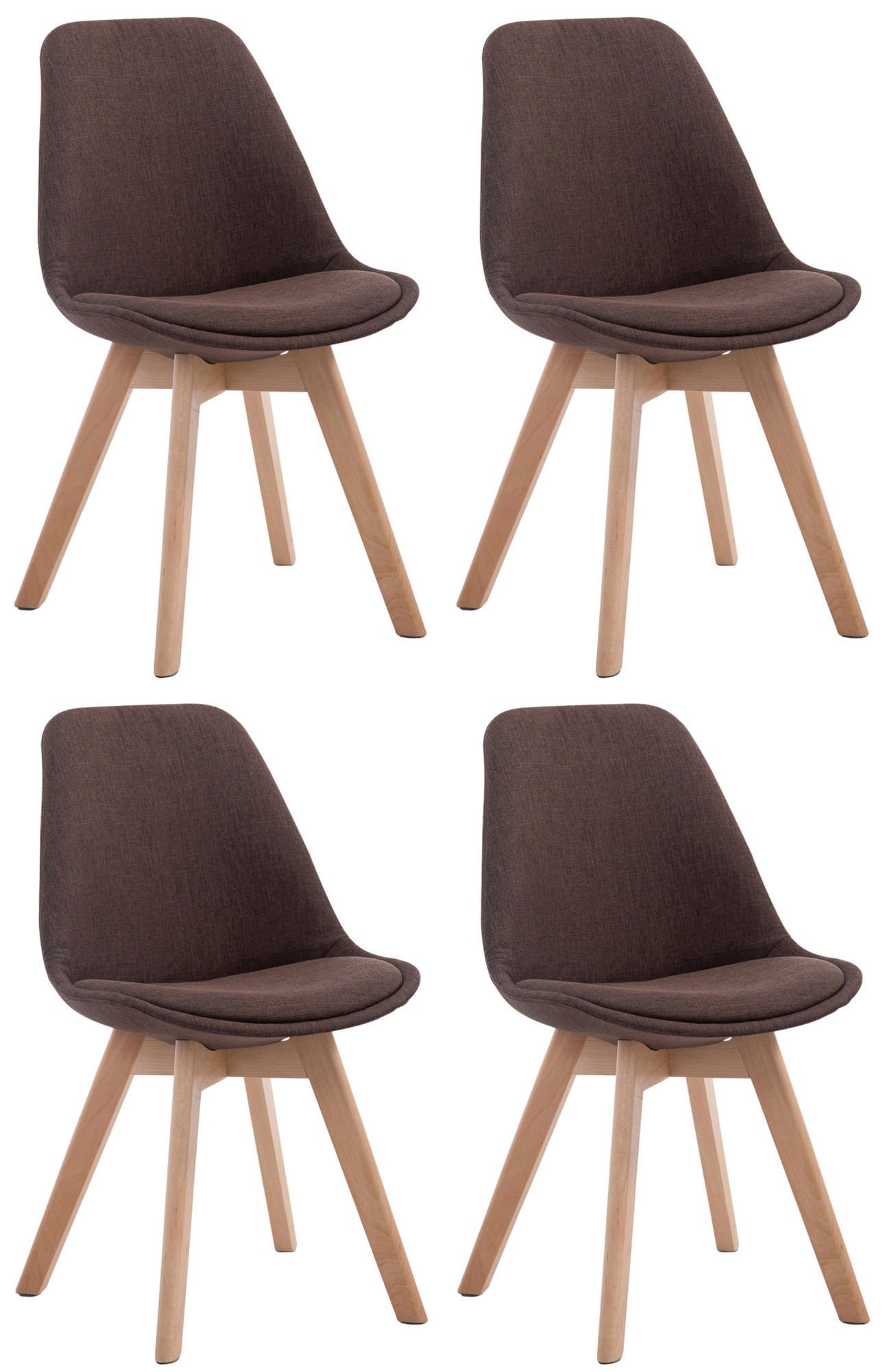 CLP Esszimmerstuhl Borneo V2 Stoff (4er günstig online kaufen