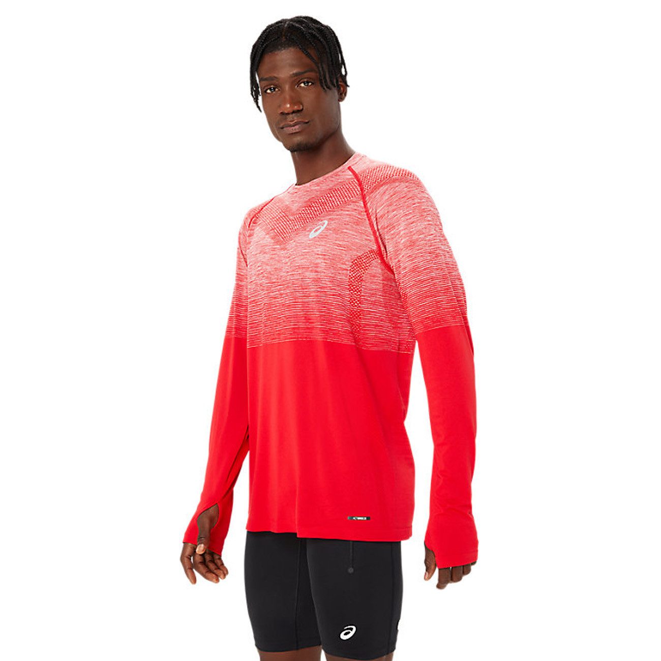 Asics Laufshirt Asics Seamless LS Top Herren Classic Red