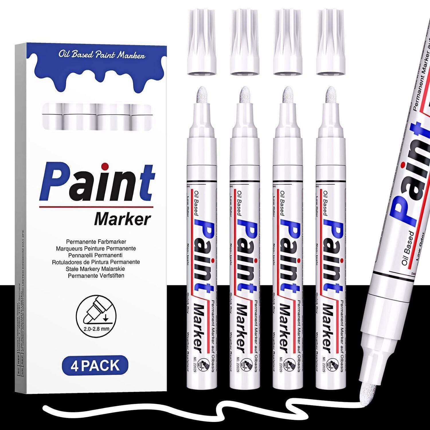 LuxusKollektion Lackmarker Lackmarker Weiß 2-2,8mm, permanent