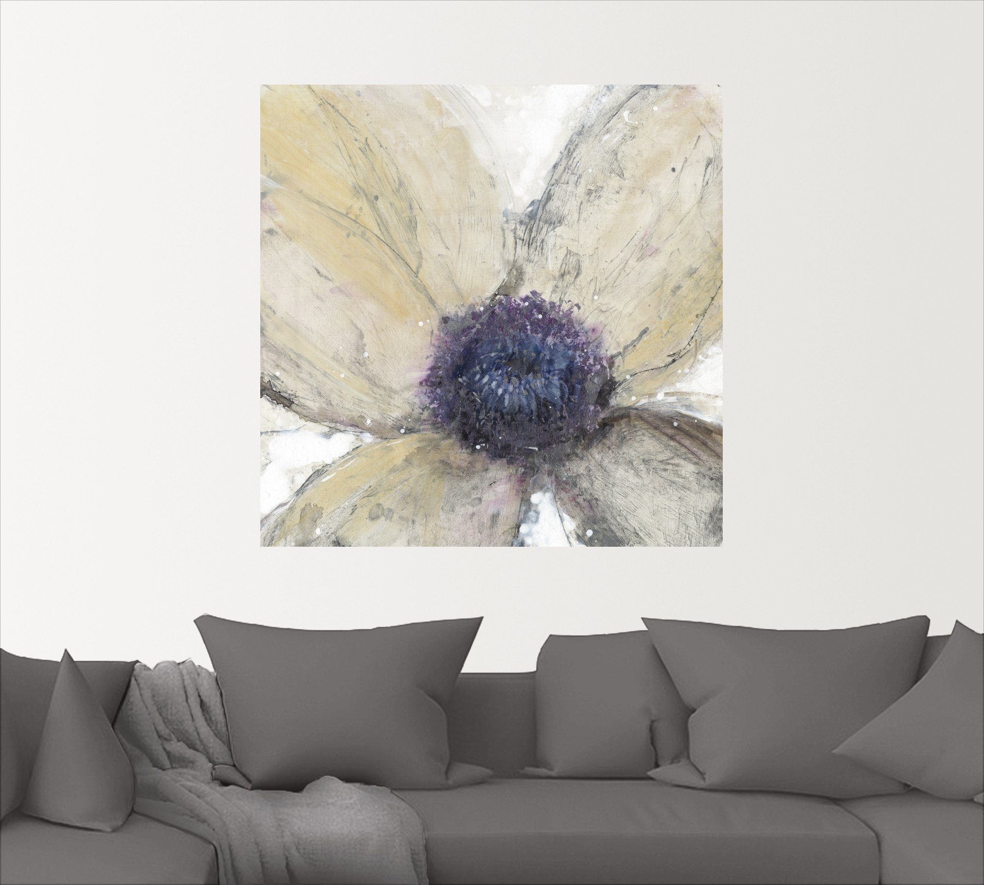 versch. Leinwandbild, Alubild, (1 in I, Größen als St), oder Artland Blumenfluss Wandaufkleber Blumen Wandbild Poster