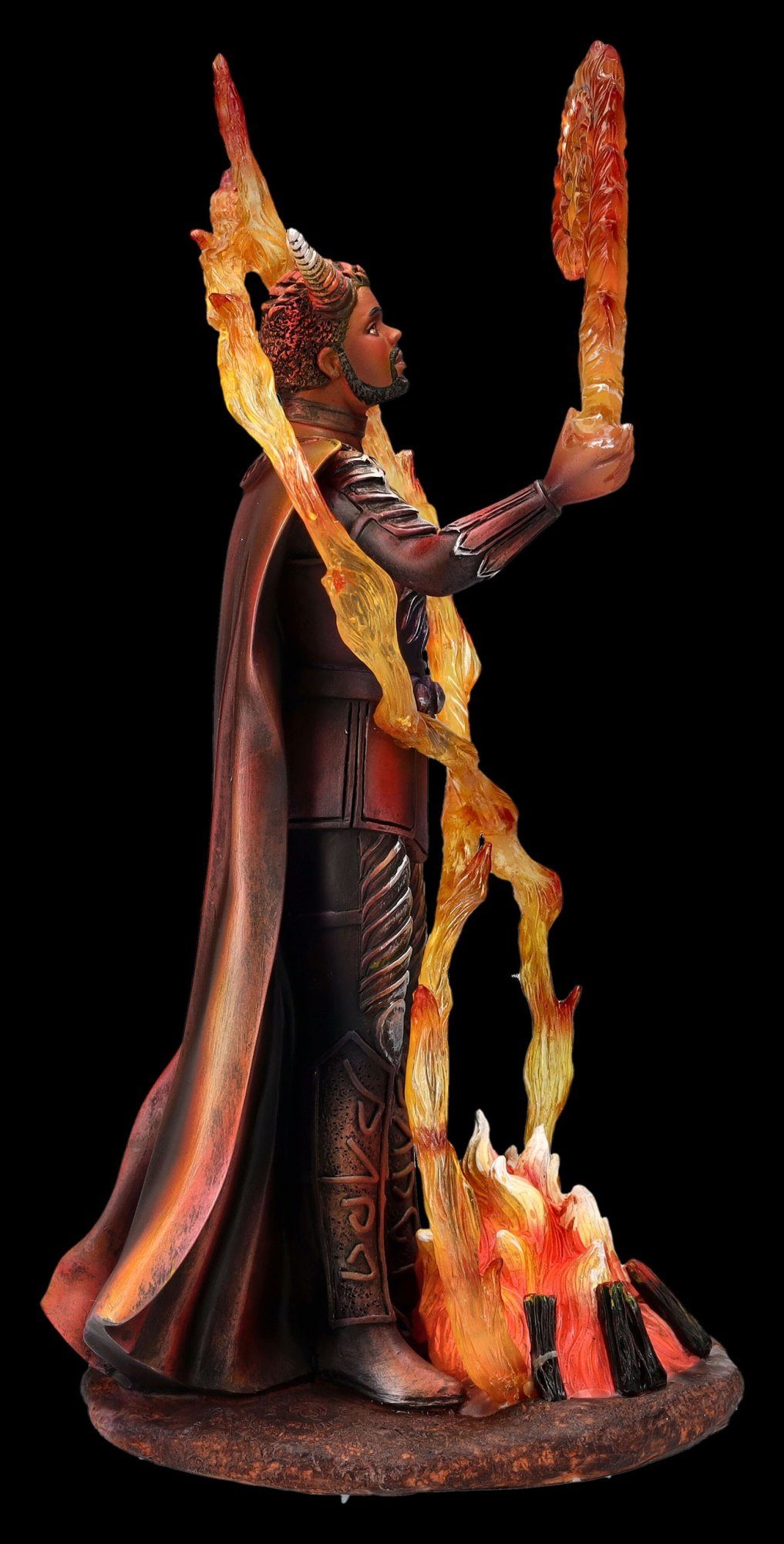 Stokes Dekofigur - Anne GmbH - Feuer Figuren Magier - Element Fantasy Shop Figur Dekofigur