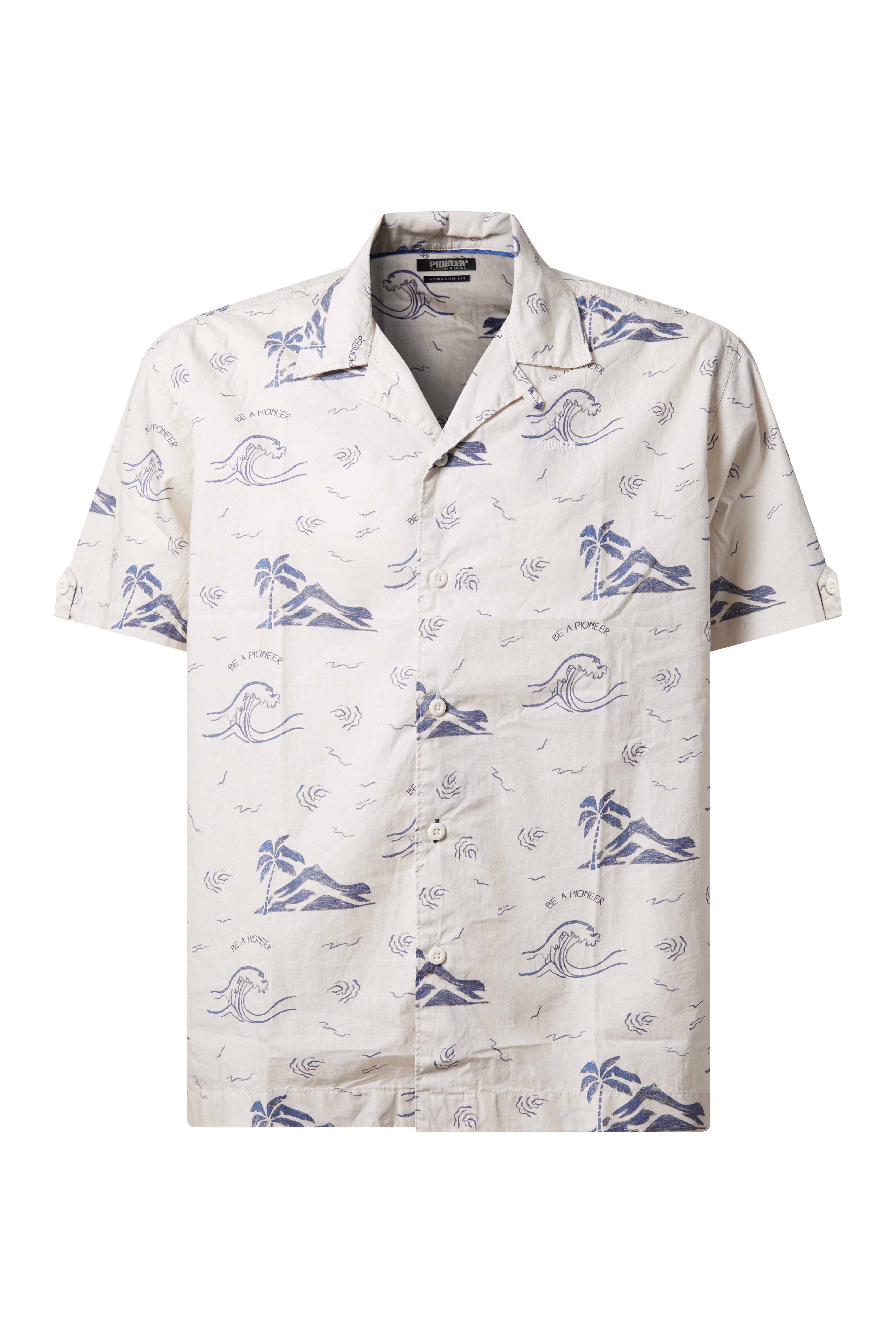 Pioneer Authentic Jeans Kurzarmhemd SHIRT 1/2 BOWLING günstig online kaufen