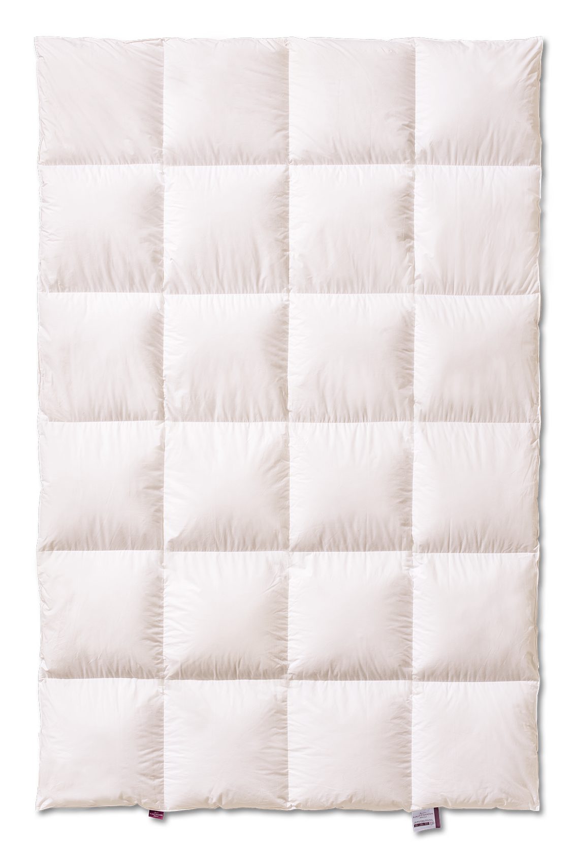 Kauffmann Daunenbettdecke Superior - Extra Warm, Daunenbettdecke mit 2cm Innen- und Außensteg, Füllung: 100% Daunen, Bezug: 100% Baumwolle, Extra warm für kalte Winternächte