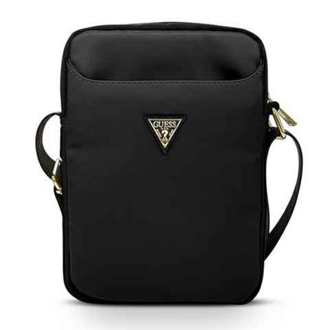 Guess Tablet-Mappe Guess Universal Handtasche für Tablets Schwarz Nylon Triangle Logo Collection