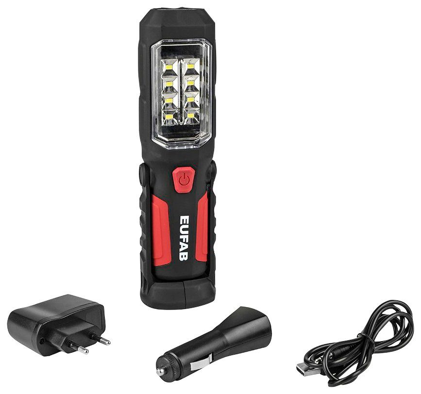 EUFAB LED Arbeitsleuchte, USB-Anschluss mit Ladefunktion, LED fest integriert