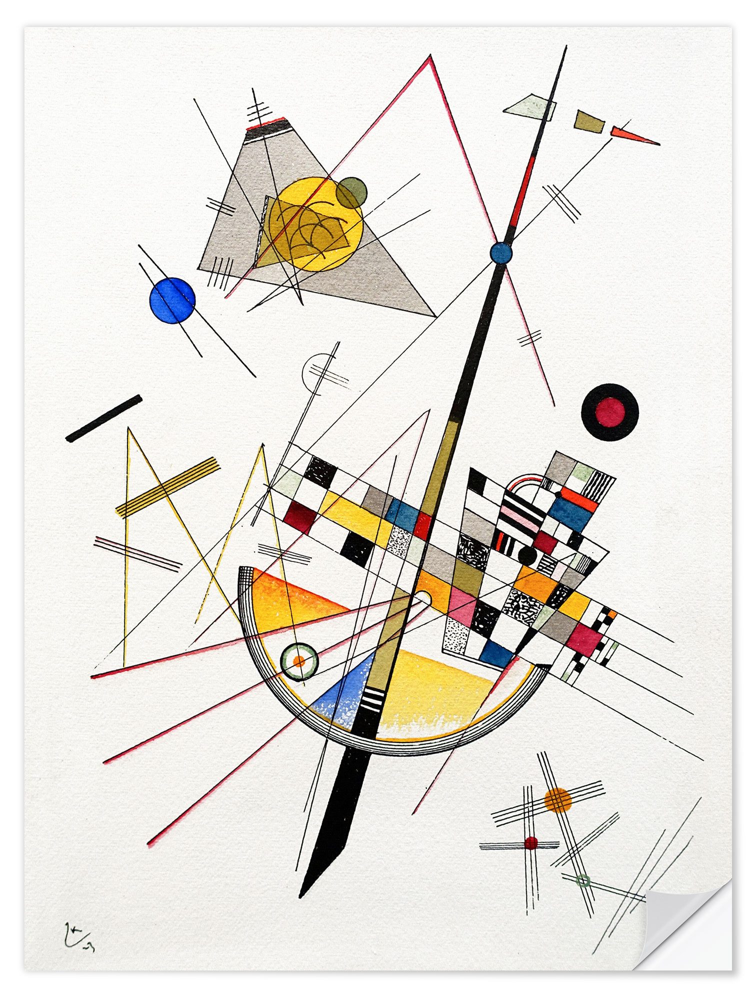 Wandfolie Wassily Kandinsky