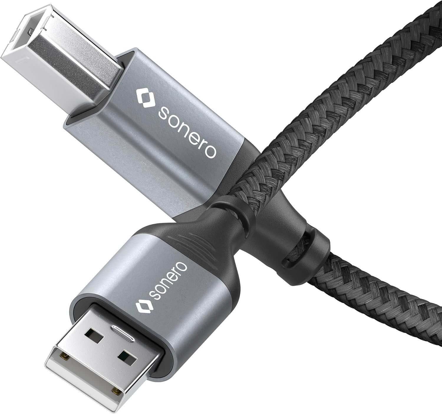 sonero Sonero® USB 2.0 Kabel, Verbindungskabel, Druckerkabel, A-Stecker auf USB-Kabel