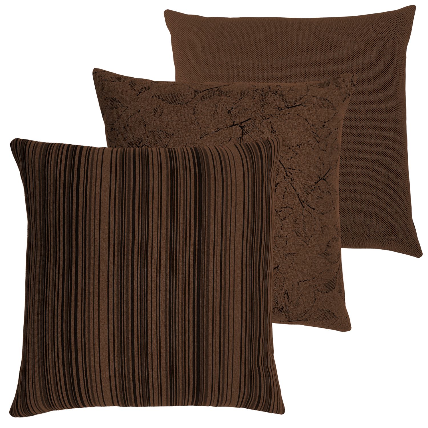 novely® Dekokissen 3er-SET DEKOKISSEN MALCHIN Kuschelweiche Sofakissen - Kissenbezug in 4, Kuschelweich, Robust, Pflegeleicht