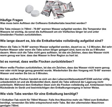 Domol Entkalker Tabs, 50 Stück, kompatibel für Jura, Siemens, Krups, Entkalkungstabletten (Krups, Philips, Miele, Melitta, WMF, Delonghi, Bosch uvm. Entkalkertablette, Entkalkungstabletten, Entkalker Kaffeemaschine)