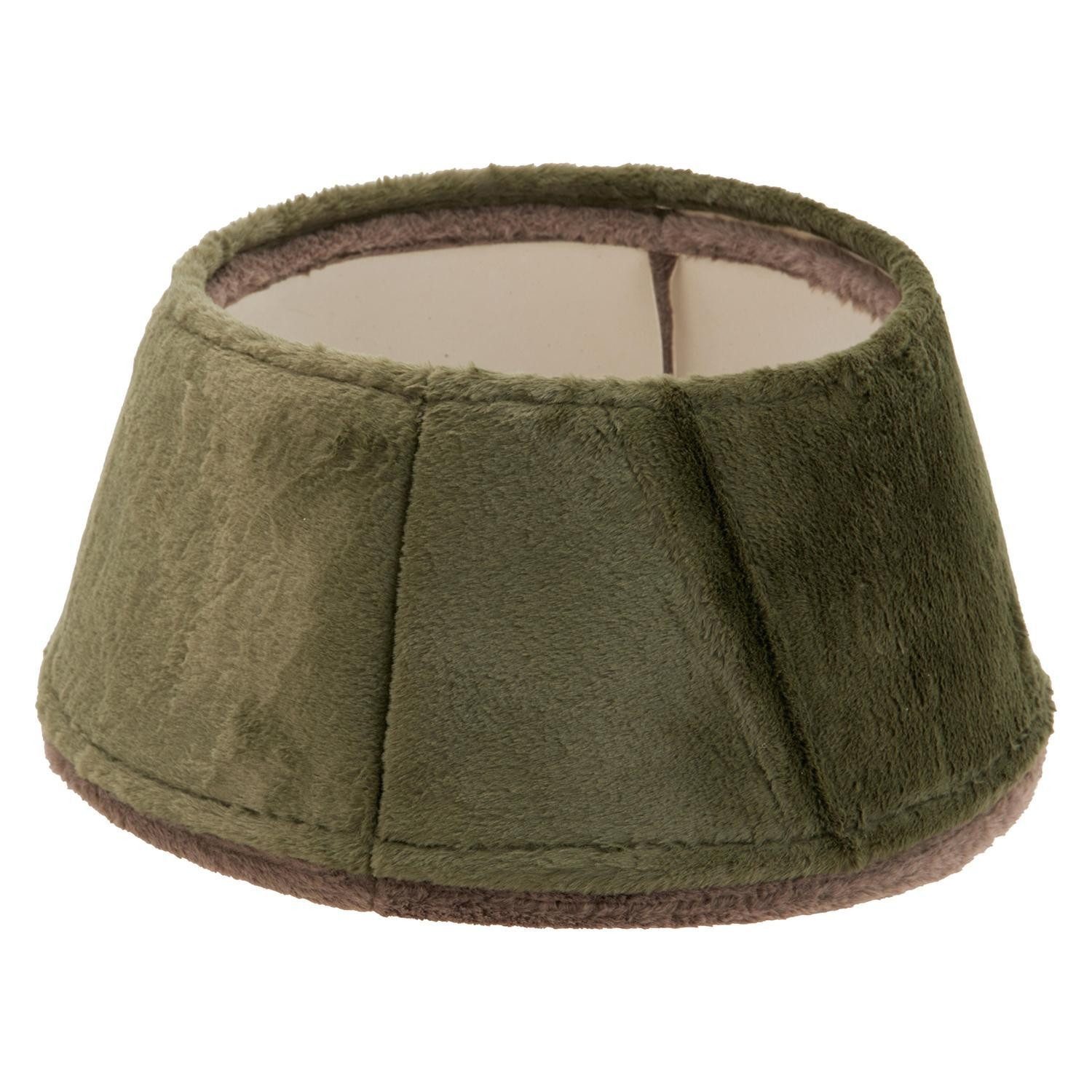 Koopman Weihnachtsbaumdecke Weihnachtsbaumrock PALE, Ø 55 cm, Grün, Polyester, (1-tlg), in Samtoptik