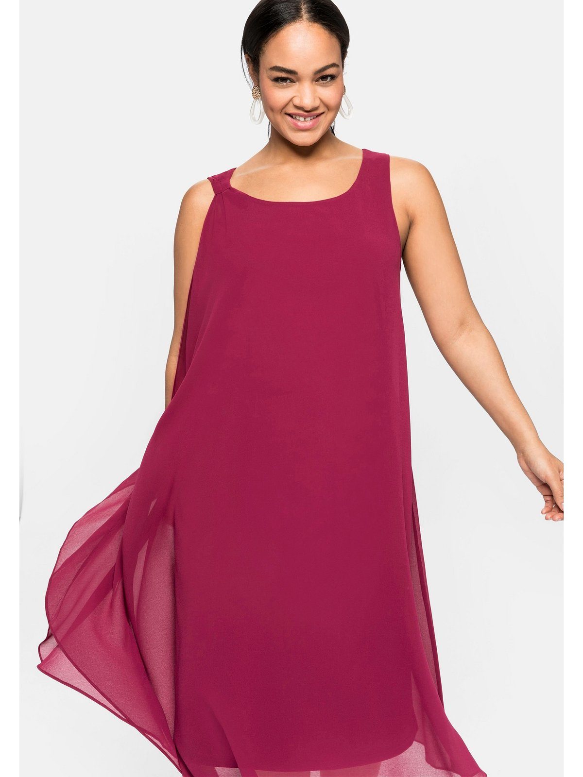 Sheego Partykleid Große Größen in figurumspielender Passform