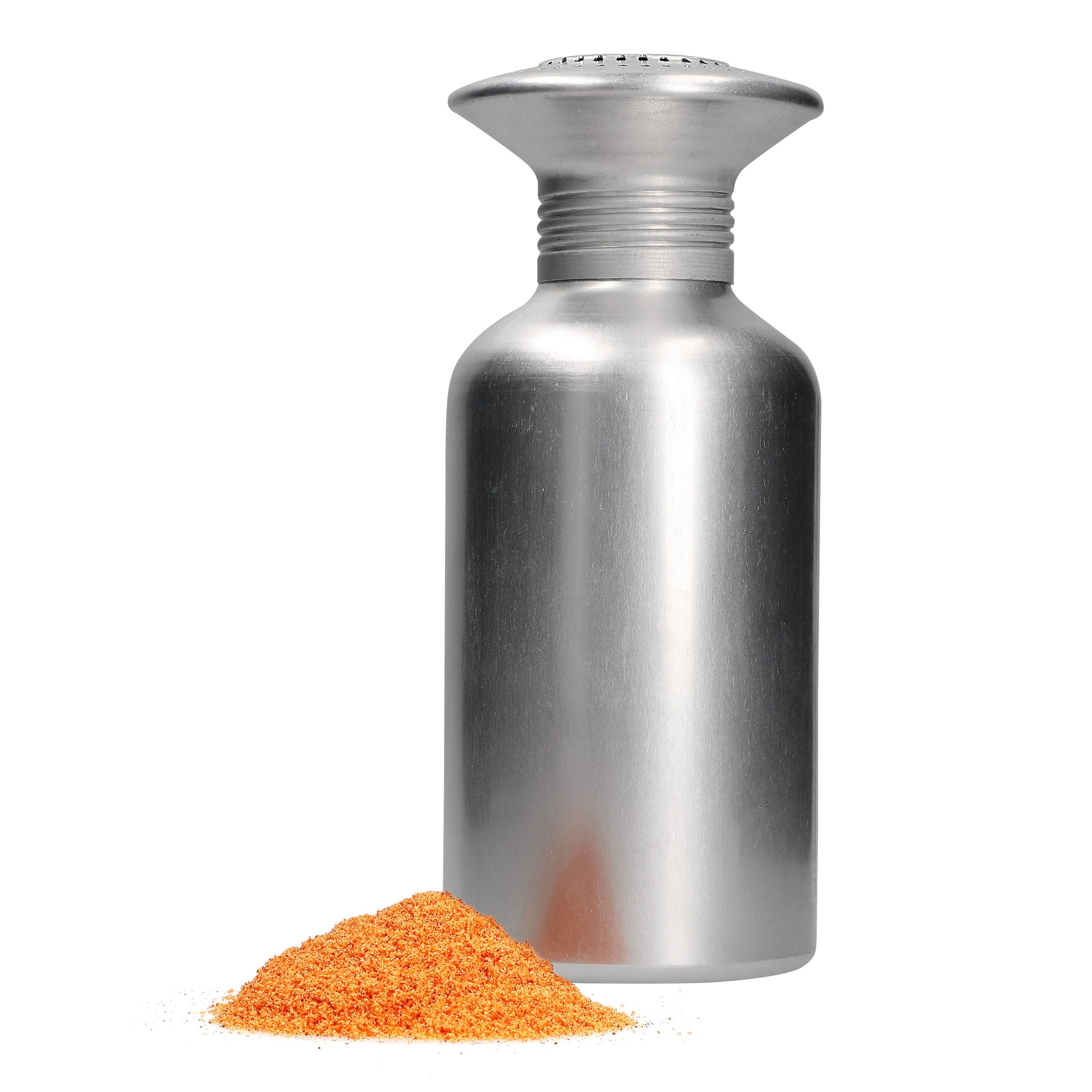 MamboCat Salz- / Pfefferstreuer Pommes-Salzstreuer silber Ø8cm H19cm Aluminium