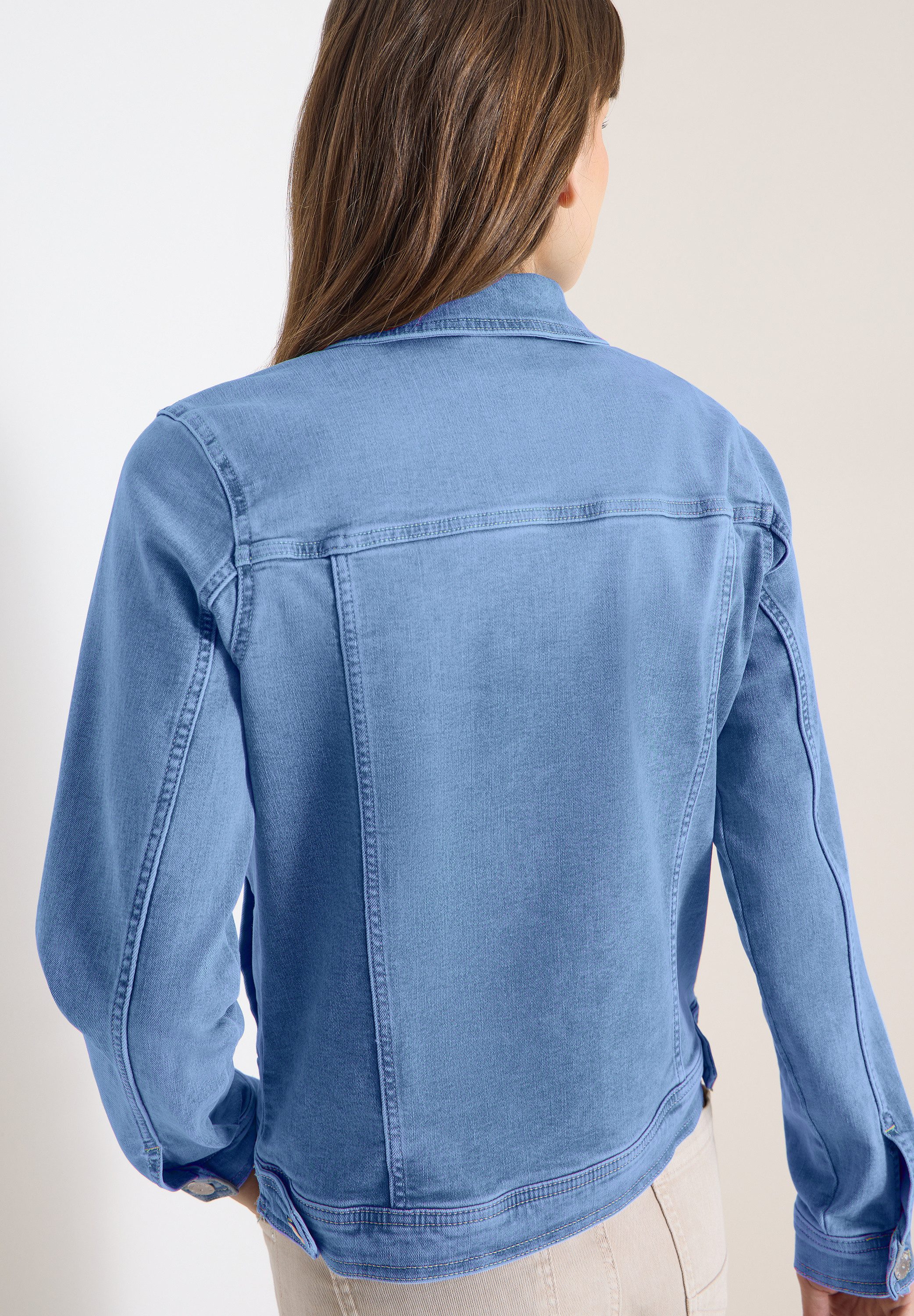 CECIL Jeansjacke mit Brusttaschen und Knöpfen – Bild 2 von 5