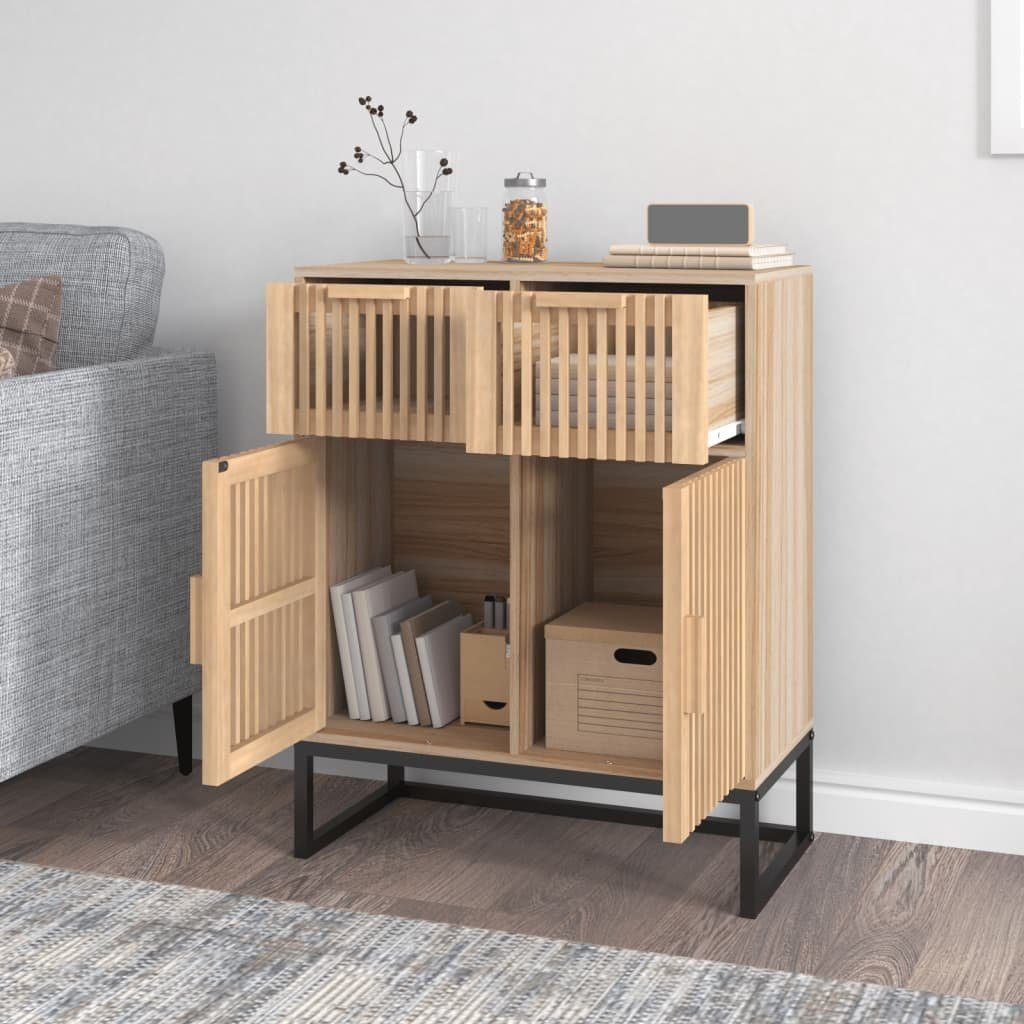 vidaXL Sideboard NA Sideboard Anrichte Schrank Lowboard Wohnzimmerschrank 60x30x75 cm S