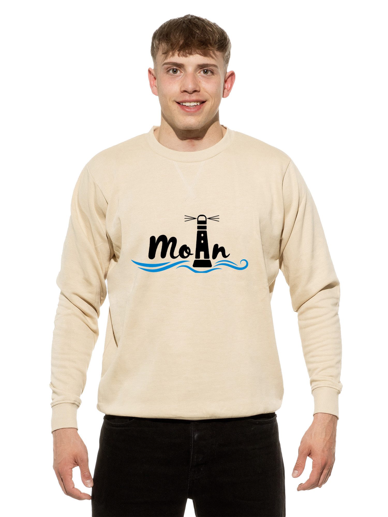 Cotton Prime® Hoodie Leuchtturm Moin mit weichem Innenfleece