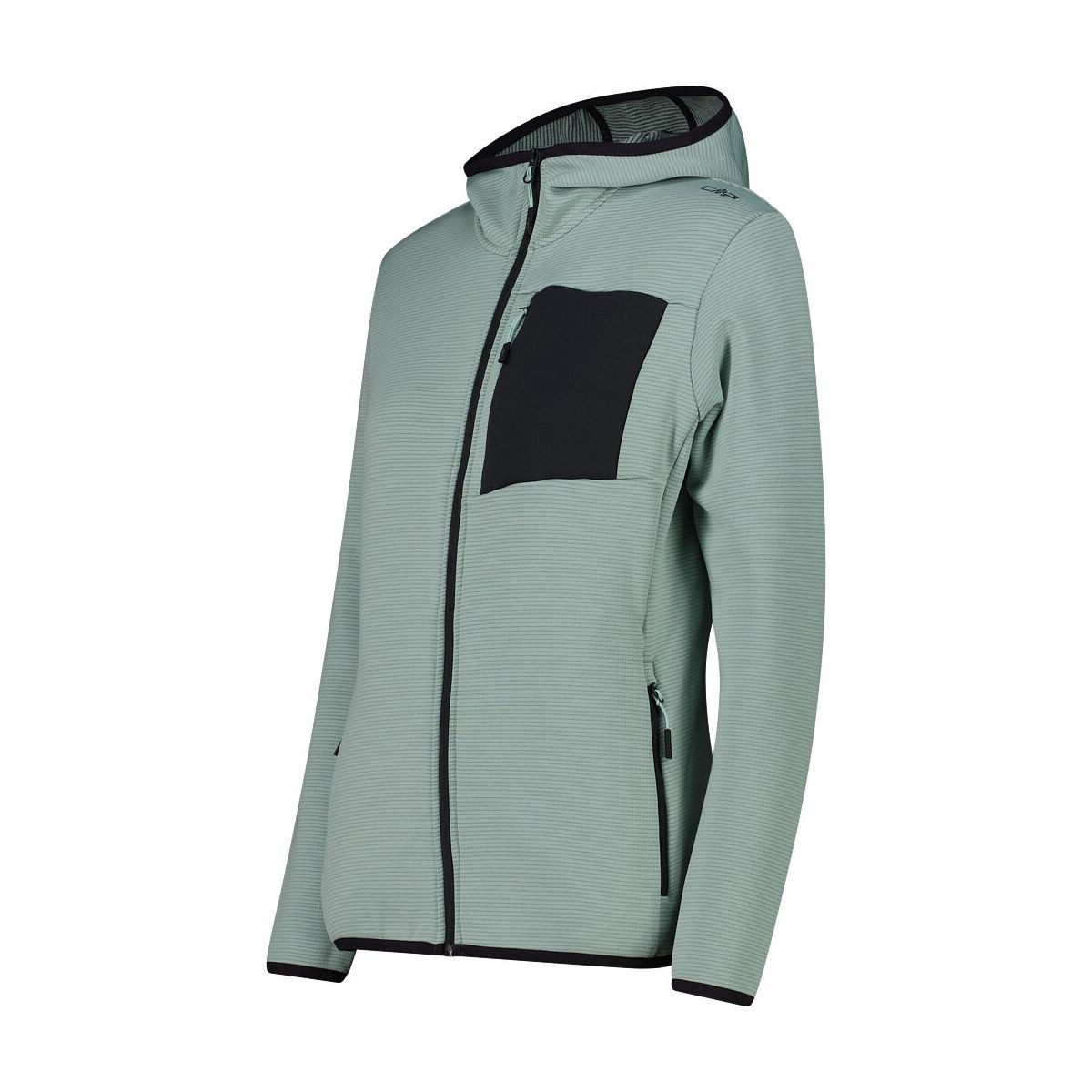 CMP Fleecejacke Woman Fleece Jacket FIX Hood Moderne Damenjacke mit Grid-Tech-Fleece, ideal für Outdoor und